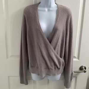 Banana Republic fuzzy wrap sweater